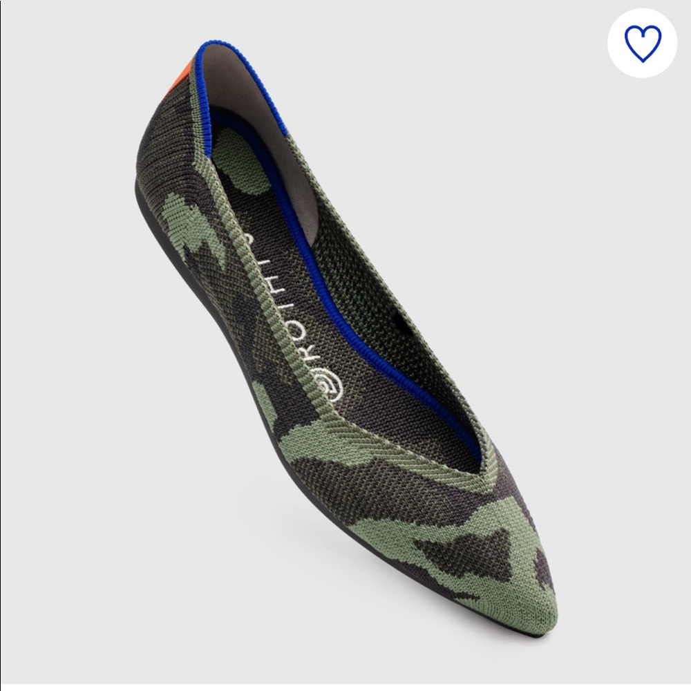 ROTHY’S Camo Point Shoe 10.5